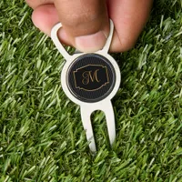 Elegant, Sophisticated Striped Monogram Divot Tool