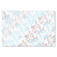 Modern abstract floral botanical leaf tissue paper