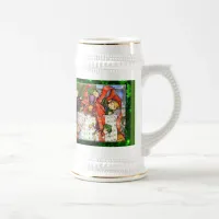 Merry Elves Wrapping Present Stein