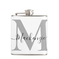Personalize Monogram Initial Name Flask