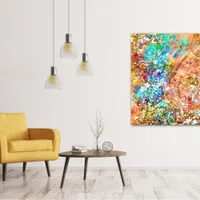 Original Modern contemporary abstract art Canvas Print