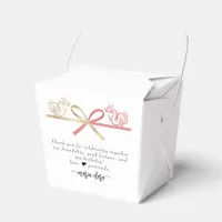 Dragon Teppanyaki Japanese Steakhouse Birthday Favor Boxes