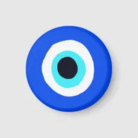 Evil Eye Blue Lucky Symbol Magnet