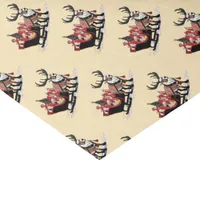 Retro Santa's Sleigh Christmas Tissue Paper