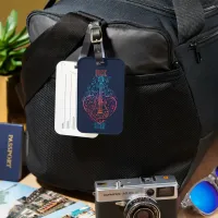 Guitar Heart Luggage Tag