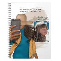 Selfie themed Add Photo Notebook