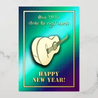 Guitar strike the right chord 2025 Greetings Card