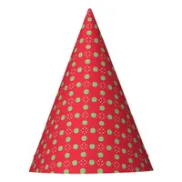 Christmas Holiday Charm Pattern 03 -  Party Hat