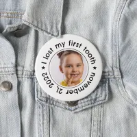 Lost First Tooth Kid's Congratulation Award Fun Button