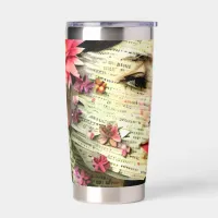 Pretty Woman Art Collage   Insulated Tumbler