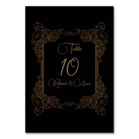 Vintage Romantic Steampunk Fairytale Table Card