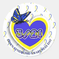 Down Syndrome Awareness Day Sticker March 21