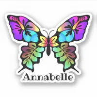 Multicolored Amazing Beautiful Butterfly Sticker