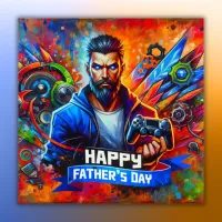 Happy Father's Day Daddy Gamer | Poster