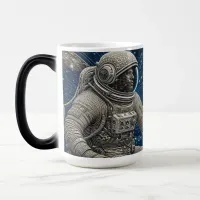 Ai Art Astronaut in Space Magic Mug