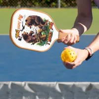 Funny Hunting Bears Battle for Rifle Pickleball Paddle