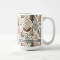 Earth Tones Christmas Pattern#25 ID1009 Coffee Mug