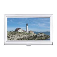 Portland Head Lighthouse, Maine Business Card Holder