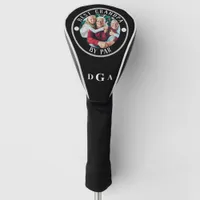 BEST GRANDPA BY PAR Photo Monogram Golf Head Cover