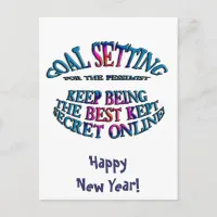 Goal: Best Kept Secret Online Holiday Postcard