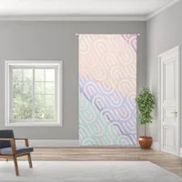 Pink Pattern on Pastels Background | Blackout Curtains