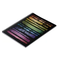 Equality Love Rainbow Brush Strokes LGBTQ ID656 Notebook