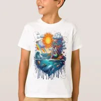 Mermaid Surreal Subconscious Sun-Kissed Morning T-Shirt