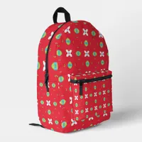 Christmas Holiday Charm Pattern 02 -  Printed Backpack