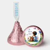 Baby Girl with Teddy Bear Baby Shower It's a Girl Hershey®'s Kisses®