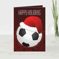 for a soccer player Christmas Cards