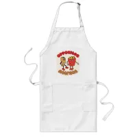 Taco Fry Opposites Attract Food Cartoon Humor Long Apron