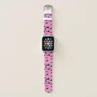 Orca Killer Whale Ocean Marine Wildlife Pink Apple Watch Band