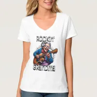 Rockin' Grandma Funny Comic  T-Shirt