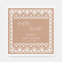 Mexican Papel PicadoCielito Lindo Baby Shower Napkins