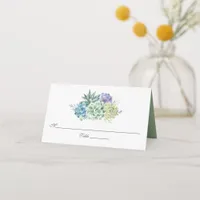 Desert Cactus Succulents Place Card