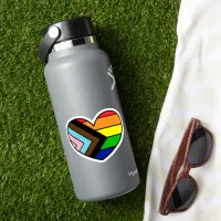 LGBTQ+ Pride and Support Rainbow Heart Sticker