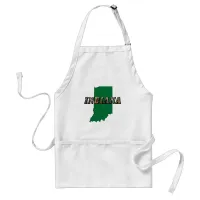 State Map and Picture Text Adult Apron