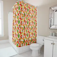 Fun Chilli Burn Shower Curtain