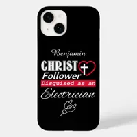 Christ Follower Disguised As Electrician Christian Case-Mate iPhone 14 Case