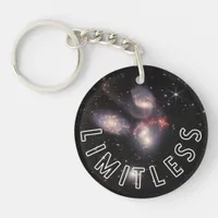 Limitless Inspirational Personalized 2-sided Keychain