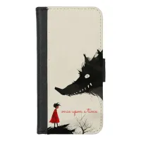 Little Red Riding Hoos & the Evil Wolf iPhone 8/7 Wallet Case