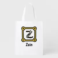 Polyester Bag - Cat Letter Z in Frame