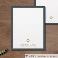 Business Logo Modern Luxury Letterhead