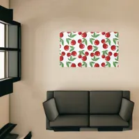 Red Cherries Graphic Pattern 5'x3' Rug