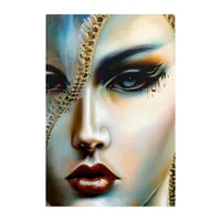 Ethereal Beauty Golden Goddess  Acrylic Print