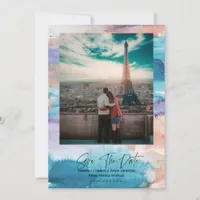 Watercolor | Geometric Save the Date