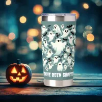 Funny You've Been Ghosted Ghosts in Flight Insulated Tumbler