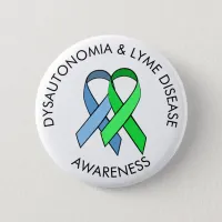 Dysautonomia and Lyme Disease Awareness Ribbon Pin