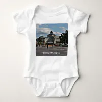 Library of Congress in Mosaic Pattern Baby Bodysuit