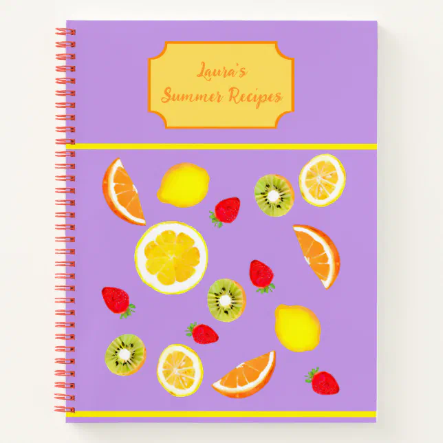 The Summer cooking book - Spiral Notebook